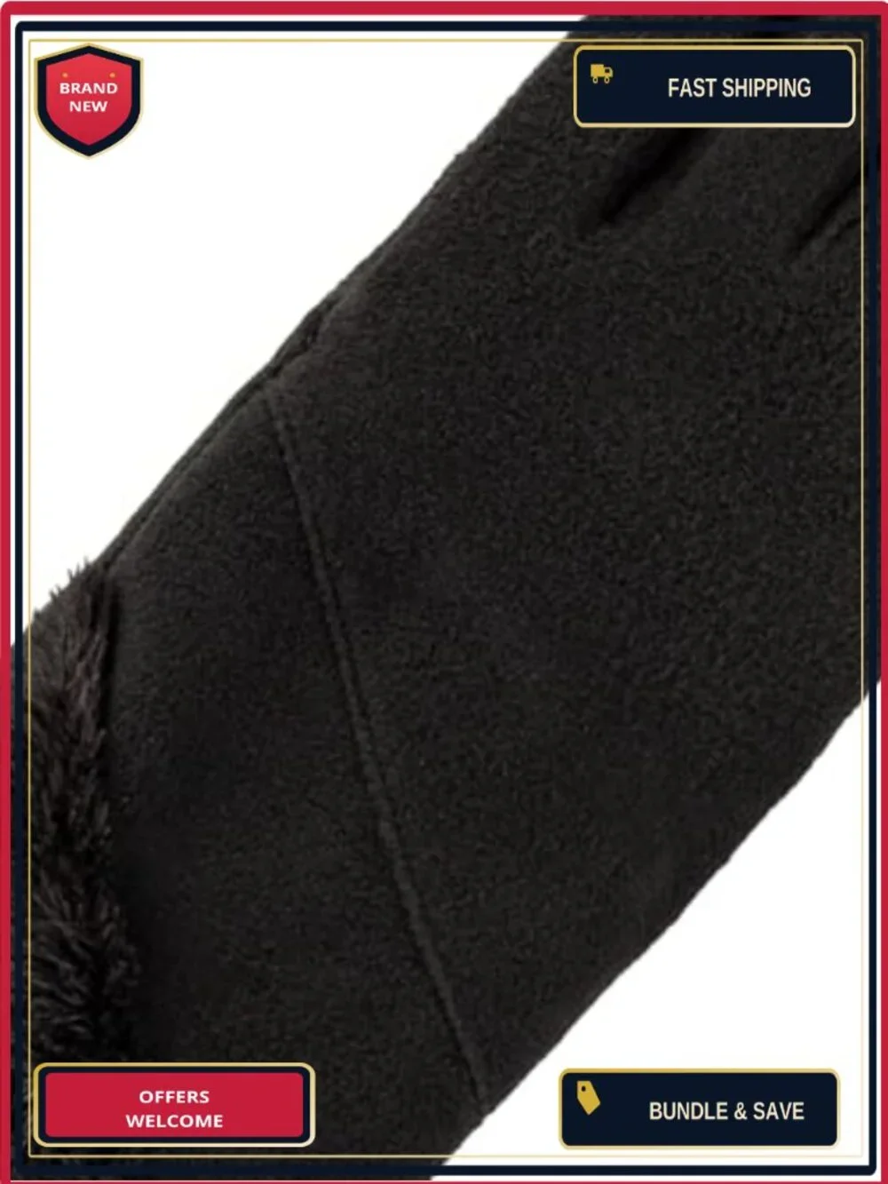 Women's Stretch Fleece Gloves Touchscreen SmartDri Waterproof Grip Tech